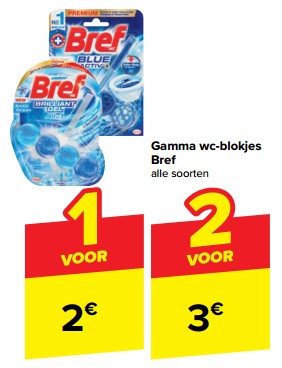 Promoties Gamma wc blokjes bref - Bref - Geldig van 15/05/2024 tot 28/05/2024 bij Carrefour