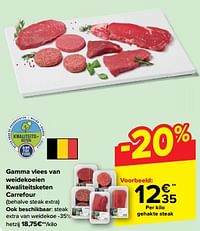 Gehakte steak-Huismerk - Carrefour 