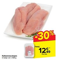 Kalkoenescalopes-Huismerk - Carrefour 