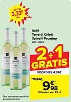 Promoties Terre di chieti spinelli pecorino wit - Witte wijnen - Geldig van 15/05/2024 tot 28/05/2024 bij Carrefour
