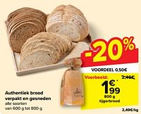 Promoties Tijgerbrood - Huismerk - Carrefour  - Geldig van 15/05/2024 tot 28/05/2024 bij Carrefour
