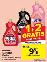 Promoties Vloeibaar wasmiddel woolite - Woolite - Geldig van 15/05/2024 tot 28/05/2024 bij Carrefour