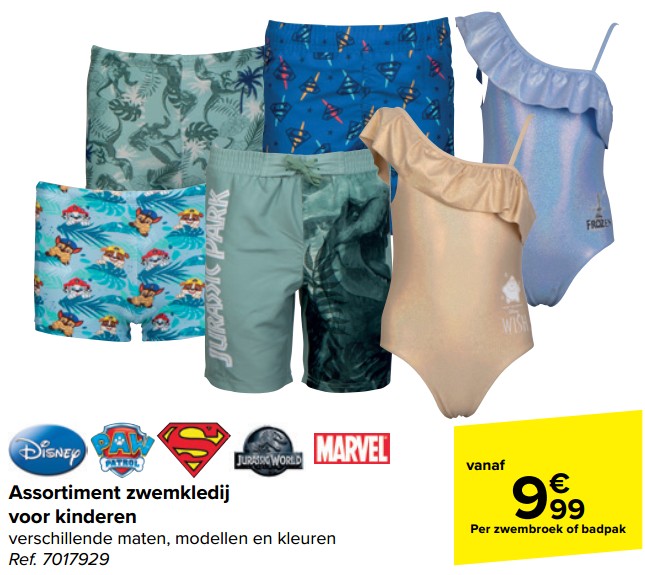 Assortiment zwemkledij voor kinderen-Huismerk - Carrefour 