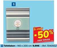 Promoties Tafellaken - Huismerk - Carrefour  - Geldig van 15/05/2024 tot 27/05/2024 bij Carrefour