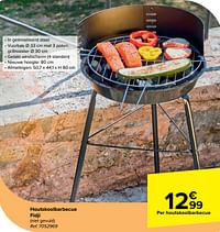 Houtskoolbarbecue fidji-Huismerk - Carrefour 