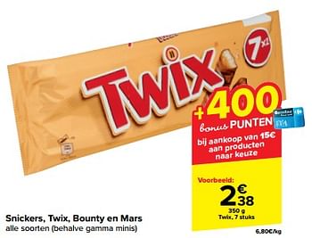 Promoties Twix - Twix - Geldig van 15/05/2024 tot 27/05/2024 bij Carrefour