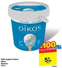 Volle yoghurt natuur oikos danone-Danone