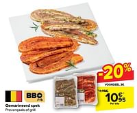 Promoties Gemarineerd spek - Huismerk - Carrefour  - Geldig van 15/05/2024 tot 27/05/2024 bij Carrefour
