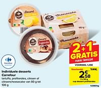 Promoties Cup dessert profiteroles - Huismerk - Carrefour  - Geldig van 15/05/2024 tot 27/05/2024 bij Carrefour