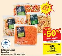 Promoties Geraspte wortelen - Huismerk - Carrefour  - Geldig van 15/05/2024 tot 27/05/2024 bij Carrefour