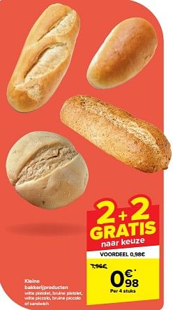Promoties Kleine bakkerijproducten - Huismerk - Carrefour  - Geldig van 15/05/2024 tot 27/05/2024 bij Carrefour