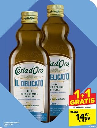 Promoties Extra zuivere olijfolie costa d`oro - Costad'Oro - Geldig van 15/05/2024 tot 27/05/2024 bij Carrefour