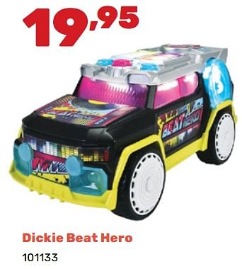 Promoties Dickie beat hero - Dickie Toys Construction - Geldig van 06/05/2024 tot 22/06/2024 bij Happyland