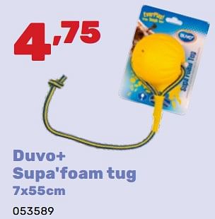 Promoties Duvo+ supa`foam tug - Duvoplus - Geldig van 06/05/2024 tot 22/06/2024 bij Happyland