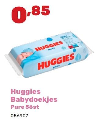 Promoties Huggies babydoekjes pure - Huggies - Geldig van 06/05/2024 tot 22/06/2024 bij Happyland