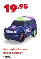 Promoties Mercedes g class beatz spinner - Dickie Toys Construction - Geldig van 06/05/2024 tot 22/06/2024 bij Happyland