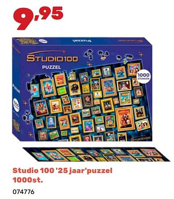 Promoties Studio 100 `25 jaar`puzzel - Studio 100 - Geldig van 06/05/2024 tot 22/06/2024 bij Happyland