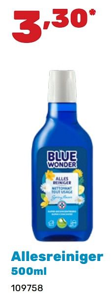 Promoties Allesreiniger - Blue Wonder - Geldig van 06/05/2024 tot 22/06/2024 bij Happyland
