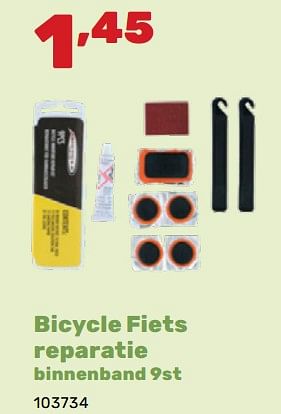 Promotions Bicycle fiets reparatie binnenband 9st - Produit maison - Happyland - Valide de 06/05/2024 à 22/06/2024 chez Happyland