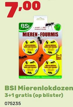 Promoties Bsi mierenlokdozen - BSI - Geldig van 06/05/2024 tot 22/06/2024 bij Happyland