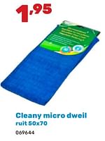 Promoties Cleany micro dweil - Cleany - Geldig van 06/05/2024 tot 22/06/2024 bij Happyland