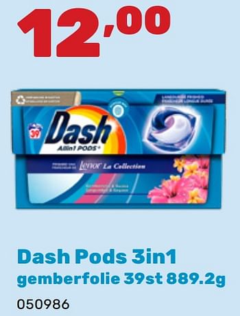 Promoties Dash pods 3in1 gemberfolie - Dash - Geldig van 06/05/2024 tot 22/06/2024 bij Happyland