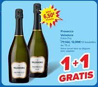 Promotions Prosecco velodoro extra dry - Mousseux - Valide de 15/05/2024 à 27/05/2024 chez Carrefour