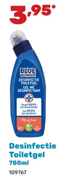Desinfectie toiletgel-Blue Wonder