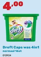 Promoties Dreft caps was 4in1 normaal - Dreft - Geldig van 06/05/2024 tot 22/06/2024 bij Happyland
