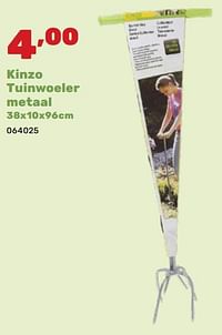 Kinzo tuinwoeler metaal-Kinzo