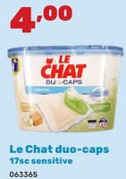 Promoties Le chat duo caps - Le Chat - Geldig van 06/05/2024 tot 22/06/2024 bij Happyland