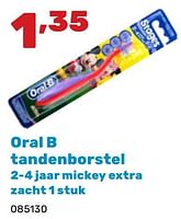 Promoties Oral b tandenborstel - Oral-B - Geldig van 06/05/2024 tot 22/06/2024 bij Happyland