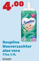 Promoties Soupline wasverzachter aloe vera - Soupline - Geldig van 06/05/2024 tot 22/06/2024 bij Happyland