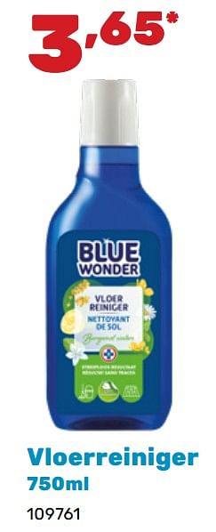 Promotions Vloerreiniger - Blue Wonder - Valide de 06/05/2024 à 22/06/2024 chez Happyland