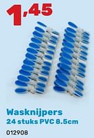 Promoties Wasknijpers - Huismerk - Happyland - Geldig van 06/05/2024 tot 22/06/2024 bij Happyland