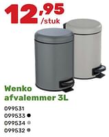 Promoties Wenko afvalemmer - Wenko - Geldig van 06/05/2024 tot 22/06/2024 bij Happyland