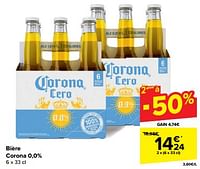 Promotions Bière corona - Corona - Valide de 15/05/2024 à 27/05/2024 chez Carrefour