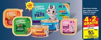 Promotions Pâté de canard et poulet pour chatons - Edgard & Cooper - Valide de 15/05/2024 à 27/05/2024 chez Carrefour
