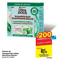 Promotions Shampooing solide coco + aloe vera - Garnier - Valide de 15/05/2024 à 27/05/2024 chez Carrefour