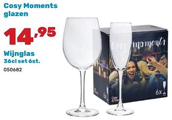 Promoties Wijnglas - Cosy Moments - Geldig van 06/05/2024 tot 22/06/2024 bij Happyland