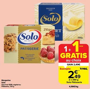 Promotions Solo pâtisserie - Solo - Valide de 15/05/2024 à 28/05/2024 chez Carrefour