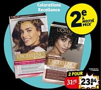 Promoties Colorations excellence nudes noir - L'Oreal Paris - Geldig van 14/05/2024 tot 26/05/2024 bij Kruidvat