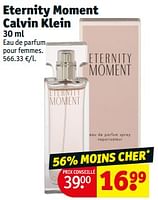 Promoties Eternity moment calvin klein edp - Calvin Klein - Geldig van 14/05/2024 tot 26/05/2024 bij Kruidvat