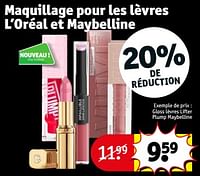 Promoties Gloss lèvres lifter plump maybelline - Maybelline - Geldig van 14/05/2024 tot 26/05/2024 bij Kruidvat