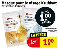 Masque tissu vitamin c-Huismerk - Kruidvat
