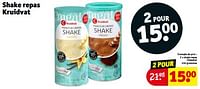 Promoties Shake repas chocolat - Huismerk - Kruidvat - Geldig van 14/05/2024 tot 26/05/2024 bij Kruidvat