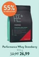 Promotions Performance whey strawberry - PE Nutrition - Valide de 12/05/2024 à 09/06/2024 chez Holland & Barret