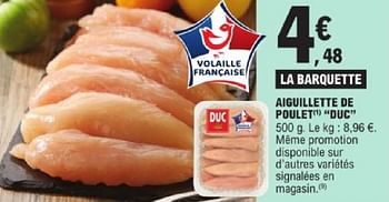 Promotions Aiguillette de poulet duc - Duc - Valide de 14/05/2024 à 25/05/2024 chez E.Leclerc