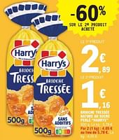 Promotions Brioche tressée nature au sucre perle harrys - Harry's - Valide de 14/05/2024 à 25/05/2024 chez E.Leclerc