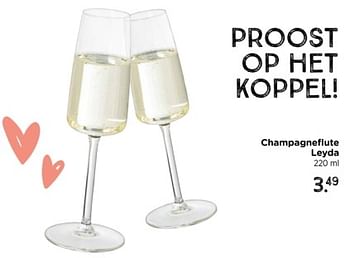 Promoties Champagneflute leyda - Huismerk - Xenos - Geldig van 12/05/2024 tot 06/07/2024 bij Xenos